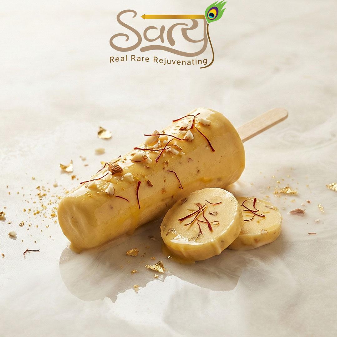 thick creamy rabri kesar badam kulfi in dehradun, no artificial flavours