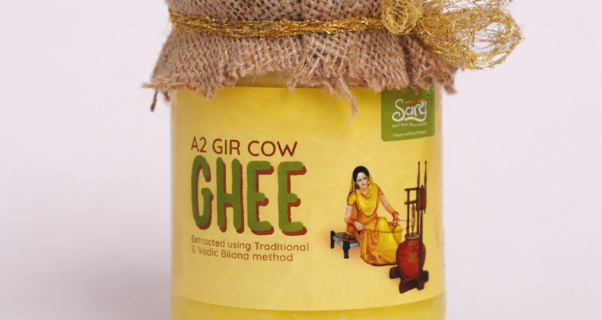 Buy Pure Gir Cow Ghee made from Gir Cow milk and have A2 protein in it