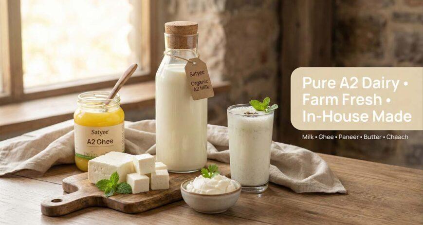 buy pure organic a2 dairy products in india, 100% Natural and made from indian cows milk