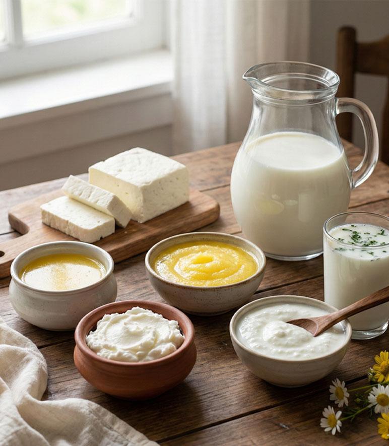 Pure A2 milk products supplier in Dehradun .made from Indian gir cow milk