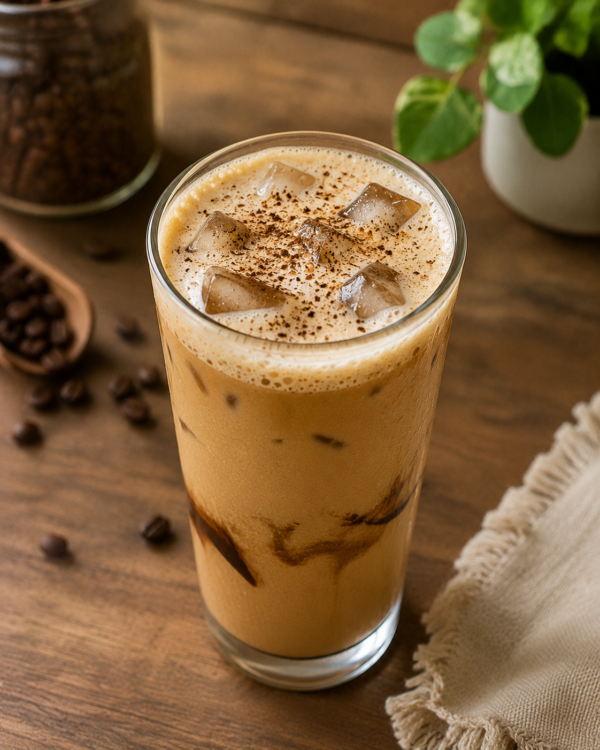 cold coffe glass of thick cold coffee made with pure a2 milk